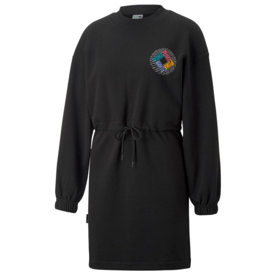 Puma Γυναικείο φόρεμα Sportswear Crew Neck Dress Puma Γυναικείο φόρεμα Sportswear Crew Neck Dress